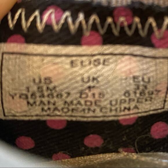 Sperry Elise Silver Ballet Flats sz 1.5 Silver Rounded Toe Shoes - Picture 9 of 10